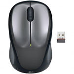 Belaidė kompiuterio pelė LOGITECH M235, juoda, pilka