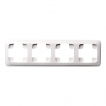 Keturvietis rėmelis LIREGUS ALFA, baltos spalvos