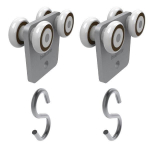 Ratukai Helaform, stumdomosioms vidaus durims/durims, 2 vnt.