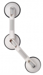 Ranktūris su trim siurbtukais Ridder A0256001