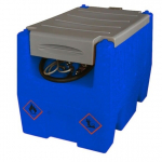 ⬡ Mobilus AdBlue perpylimo bakas 220 l ADTK240 su 12 V siurbliu (su žarna, automatiniu antgaliu su filtru, ES ki&scaron;tuku) (ADTK240, AOCHENG)