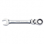 Kombinuotas terk&scaron;linis raktas lanksčia galvute GEAR+ 10mm, KS Tools