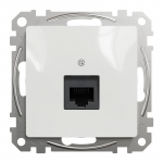 Kompiuterio lizdas SCHNEIDER SEDNA DESIGN, baltos spalvos