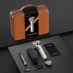 Metz MZDF032 barzdaskutė, 7700 RPM, IPX7, titano aukso spalva, USB-C