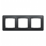 Trivietis rėmelis SCHNEIDER SEDNA DESIGN, antracito spalvos