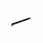 Lankstas vartams 82042, 1.3 cm x 3.5 cm, 40 cm, 0.4 cm juoda