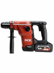 DCK Akumuliatorinis be&scaron;epetėlinis perforatorius SDS+, 3,6J, 20V, KRH20V-28R2K, DCK (2x8,0Ah akumuliatorius, įkroviklis)