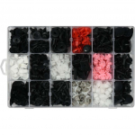 ⬡ Automobilio apdailos plastikinių laikiklių rinkinys (360vnt) Toyota, Lexus (YT06650, YATO)