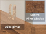 Grindjuostė termoplasto Vox, (106) pilies ąžuolas | Užbaigimas SMART FLEX / IZZI, de&scaron;ininis; kairinis