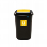 &Scaron;iuk&scaron;liadėžė Plafor, 28 l, juoda/geltona