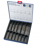 Grąžtų rinkinys Bohrcraft HSS-G DIN 338 N/, 130 vnt. 1,0 - 6,0 x 0,5 mm