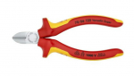 Žnyplės &scaron;oninio kirpimo VDE 125mm, Knipex