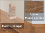 Grindjuostė termoplasto Vox, (58) mokos ąžuolas | Kampas SMART FLEX / IZZI, i&scaron;orinis