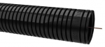 Gofruotas instaliacinis vamzdis RKGSP 16, PVC, juodas