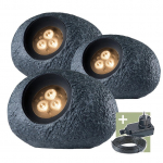 &Scaron;viestuvas Ludeco INGOR PL2003, 1.5W, LED, IP44, pilkas
