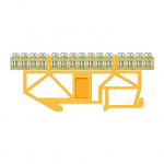 Įžeminimo kaladėlė Pawbol LZ 15/Ž, DIN,15x16 mm&sup2;, geltona
