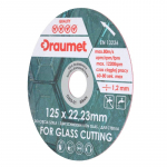 Diskas deimantinis stiklui pjauti 125 &times; 22,23 &times; 1,2 mm DRAUMET (D203-21)