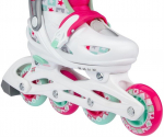 Riedučiai Nijdam Sk8 Star, balta sp./rožinė sp., 37-40