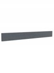 Tvoros pamatas tiesus lygus, WPC 2500x225x50 mm, pilkas