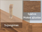 Grindjuostė termoplasto Vox, (58) mokos ąžuolas | Sujungimas SMART FLEX / IZZI