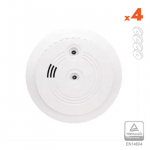 Dūmų ir anglies monoksido (smalkių) detektorius AD-700S (4 vnt.)