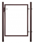 Varteliai, be užpildo, viengubi, 1000x1500 mm, tamsiai rudi