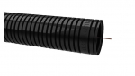 Gofruotas instaliacinis vamzdis RKGSP 25, PVC, juodas