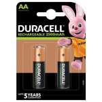 Įkraunami elementai DURACELL AA, 2500 mAh, 2 vnt.
