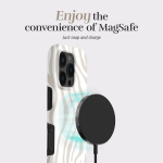 MIO Sandy Zebra Magsafe Case Compatible for iPhone 16 Plus