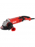 DCK Elektrinis kampinis &scaron;lifuoklis su antivibracine rankena 125mm, 1500W, KSM05-125+, DCK