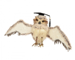 Kalėdinė dekoracija Decoris Owl 704628, 28 cm, ruda