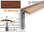 Profilis PVC Myck, 30 mm | mahon, 1 m