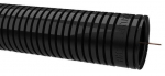 Gofruotas instaliacinis vamzdis RKGSP 32, PVC, juodas