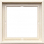 Vienvietis rėmelis LIREGUS MODERN, matinės smėlio spalvos