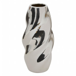 Vaza Atmosphera Twisted 210137, 21 cm, sidabro