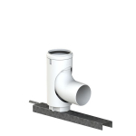 Atraminė alkūnė &scaron;achtai Cox Geelen CoxDENS PP, D60 su tvirtinimu