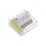 Laidų jungė Pawbol E.4182K-5, 4 x 2.5 mm&sup2;, geltona, 5 vnt.