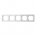 Penkiavietis rėmelis LIREGUS EPSILON, baltos spalvos