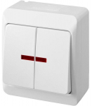 Jungiklis ELEKTRO-PLAST HERMES, 2 klav., IP44