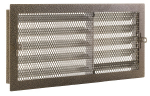 Grotelės G10ŽT 400x180 žalvaris
