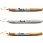 Sharpie METALLIC markerių rik. auksinė/sidabrinė/bonzinė