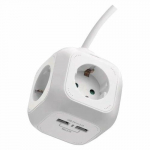 Buitinis ilgintuvas EMOS, 4vt., 2xUSB A, 1.9 m