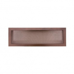 Grotelės židiniui HEARTH, vario spalvos, 170 x 490 mm