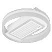 Ventiliatorius su lempa Osram, 55W, 3000-6500K, 4200lm, &Oslash;50