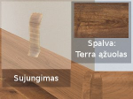 Grindjuostė termoplasto Vox, (107) ąžuolas terra | Sujungimas SMART FLEX / IZZI