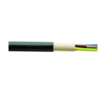Kabelis Lietkabelis CYKY-L 4 x 1.5 mm&sup2;, juodas, 100 m.