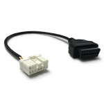 Tesla Model S / Model X OBD adapterio kabelis (12-Pin &rarr; OBD2)