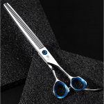 Jargem 3D Straight Blenders 7.5" 56T &ndash; vienpusės tiesios filiravimo žirklės, 56 dantukai, su poslinkiu (offset)