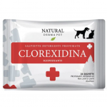 Drėgnos servetėlės &scaron;unų ir kačių kailio higienai su chlorheksidinu - 35vnt