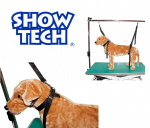 Show Tech nailoninių grooming pavadėlių komplektas su reguliuojamu ilgiu - 1,5 cm pločio
